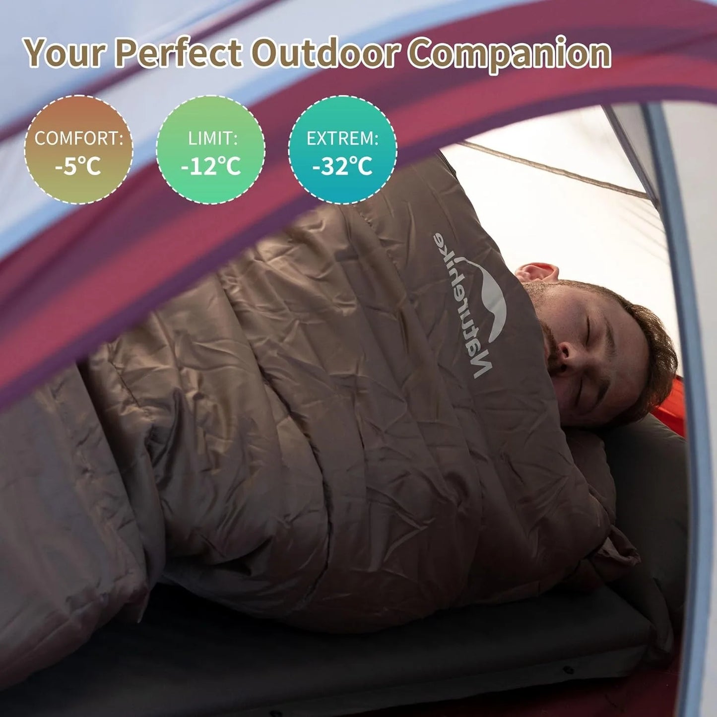 Naturehike MJ300 MJ600 Lightweight Waterproof Mummy Sleeping Bag