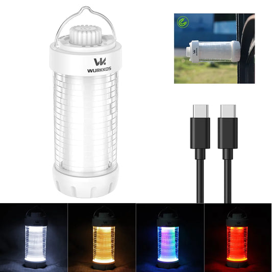 Wurkkos CL01 Camping Lantern 550LM Rechargeable LED Light Power Bank