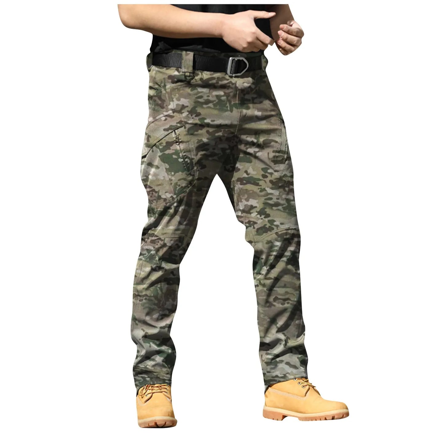 Outdoor Stretch Water Resistant Hiking Trousers Desert Camouflage Tactical Pants
