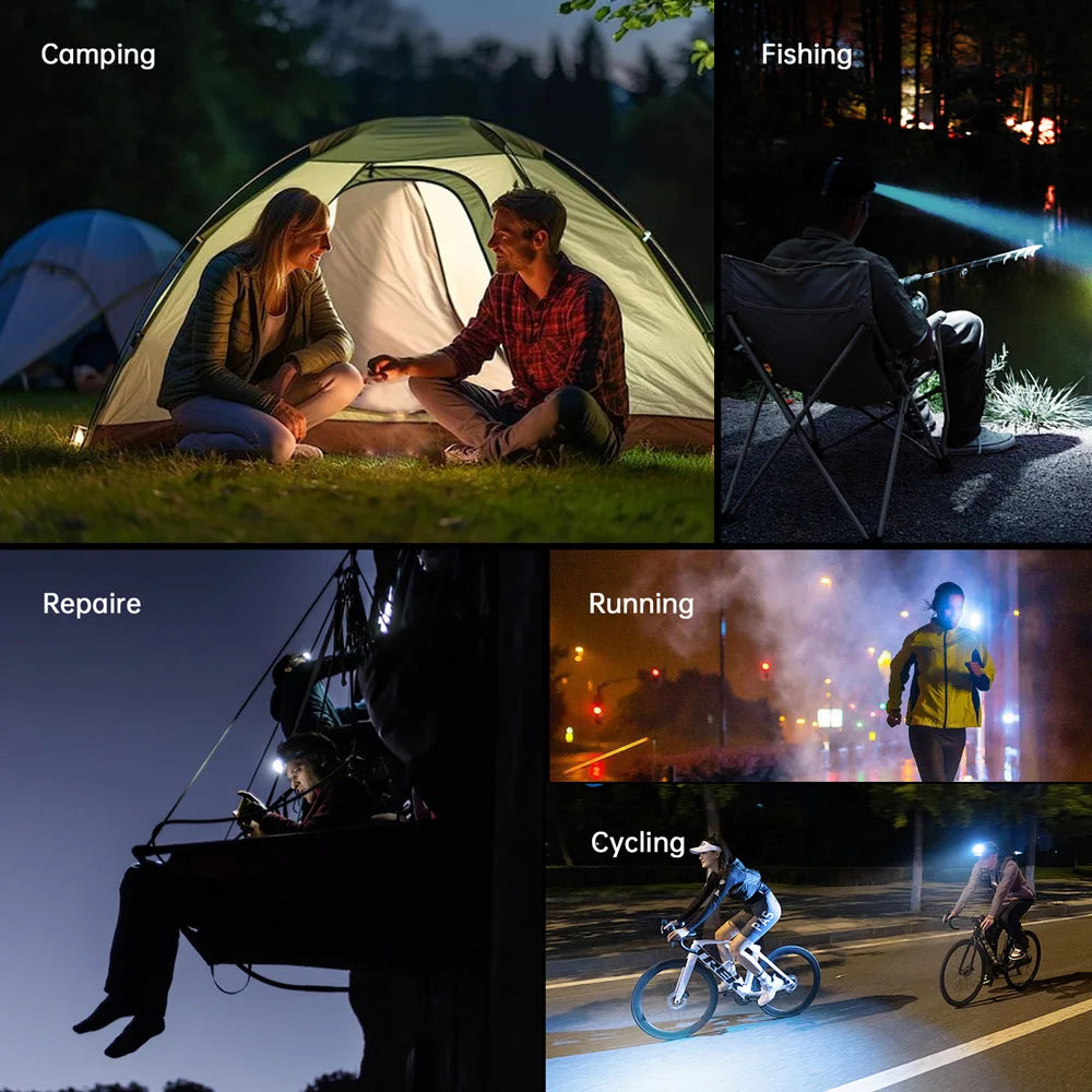 Sofirn HS42 2100lm USB C Rechargeable Headlamp Magnetic For Camping