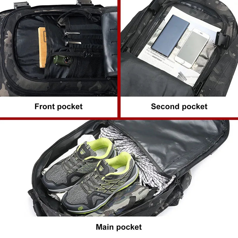 Unisex Camouflage Military Tactical Laptop Backpack Water Resistant