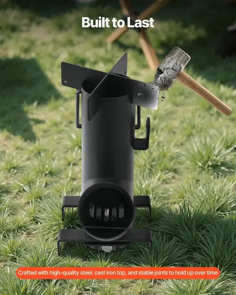 Camping Rocket Stove Portable Wood Burning Camp Stove Bag NONE