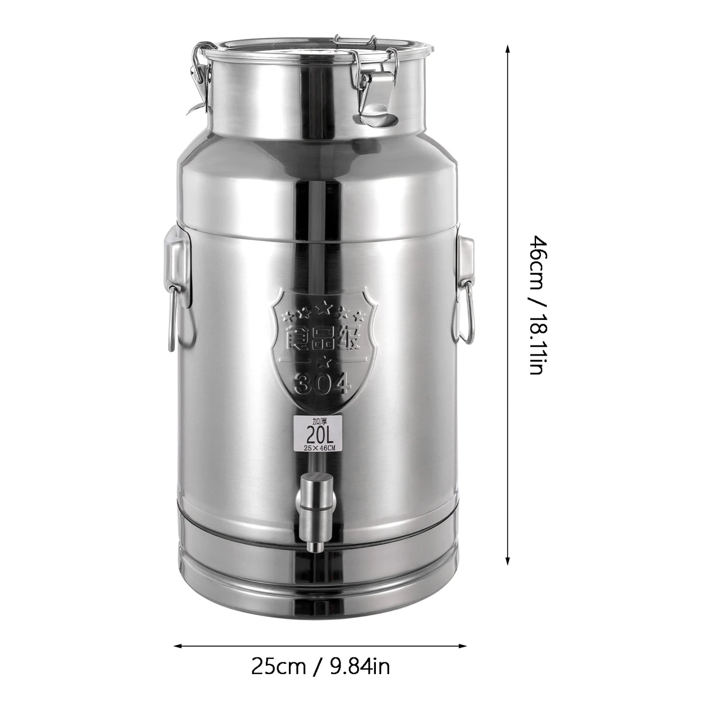 Backpack Drink Dispenser Stainless Steel Leakproof