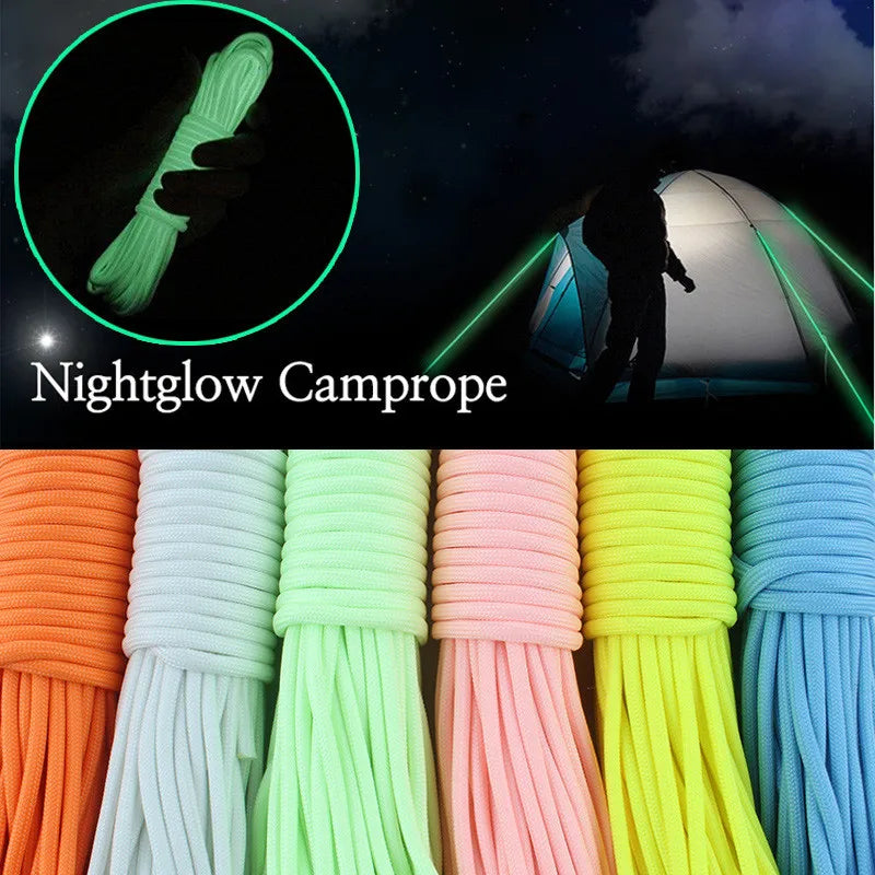 Luminous 9-Strand 4mm Paracord Nylon 550