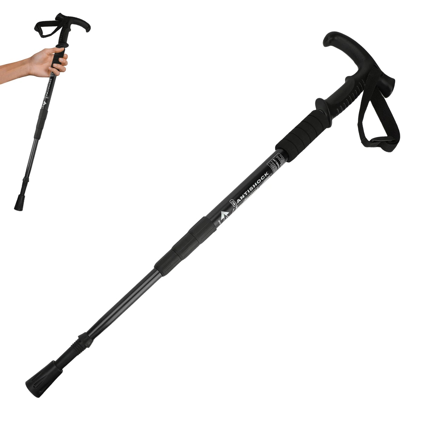 Telescopic Trekking Poles for Steep Climbs