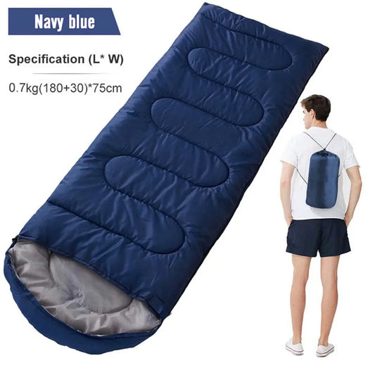 NONECN Camping Sleeping Bag 4 Season Warm Mummy Style