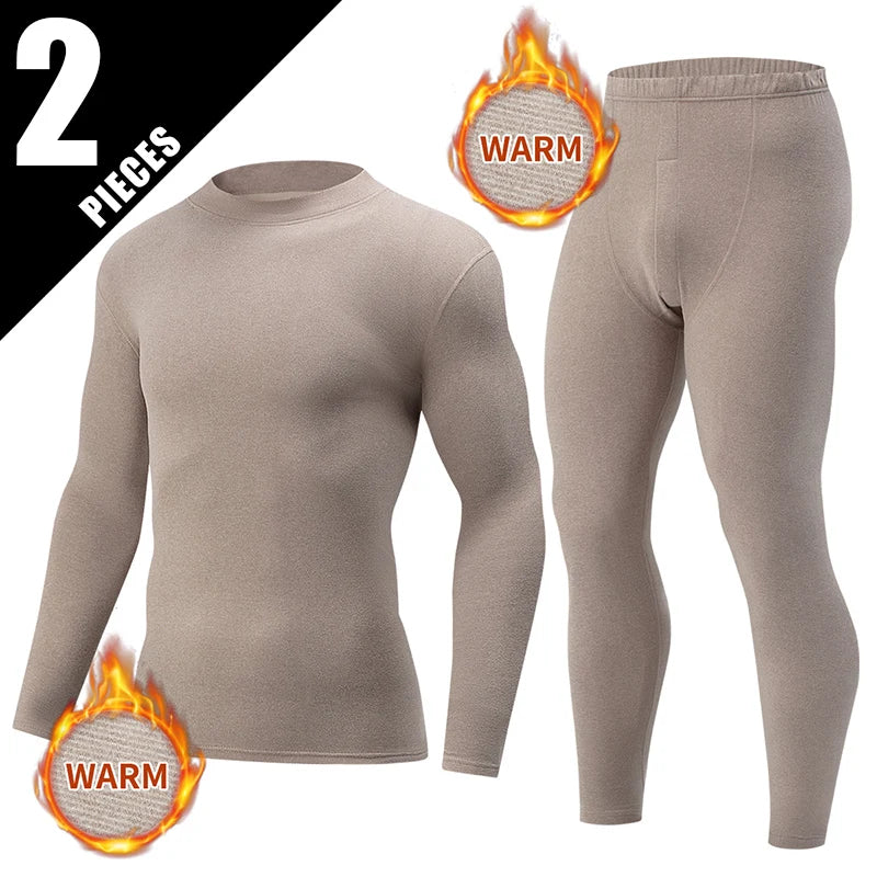 Men's Thermal Underwear Long Johns 2 Pack Winter Comfort Essentials