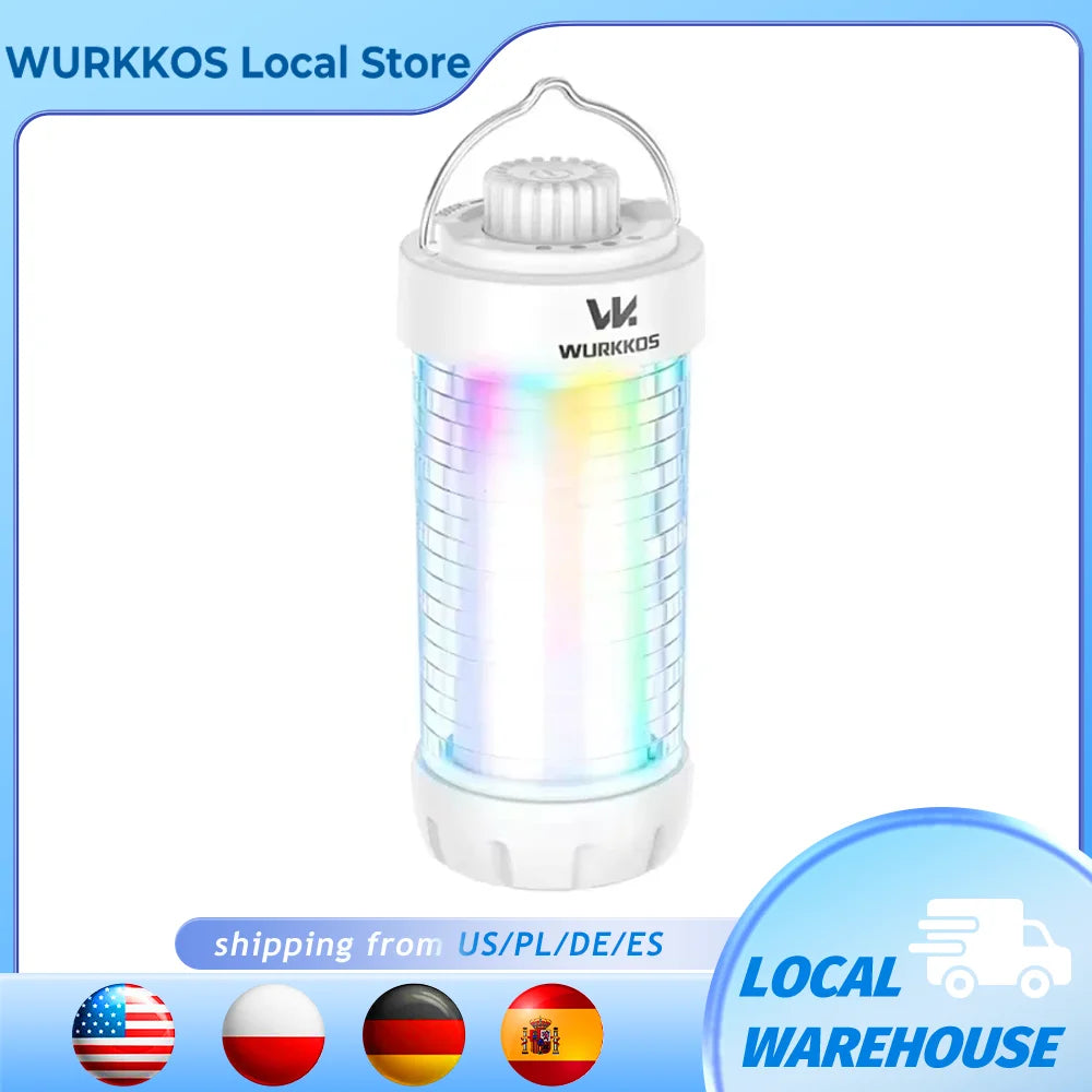 Wurkkos CL01 Camping Lantern 550LM Rechargeable LED Light Power Bank
