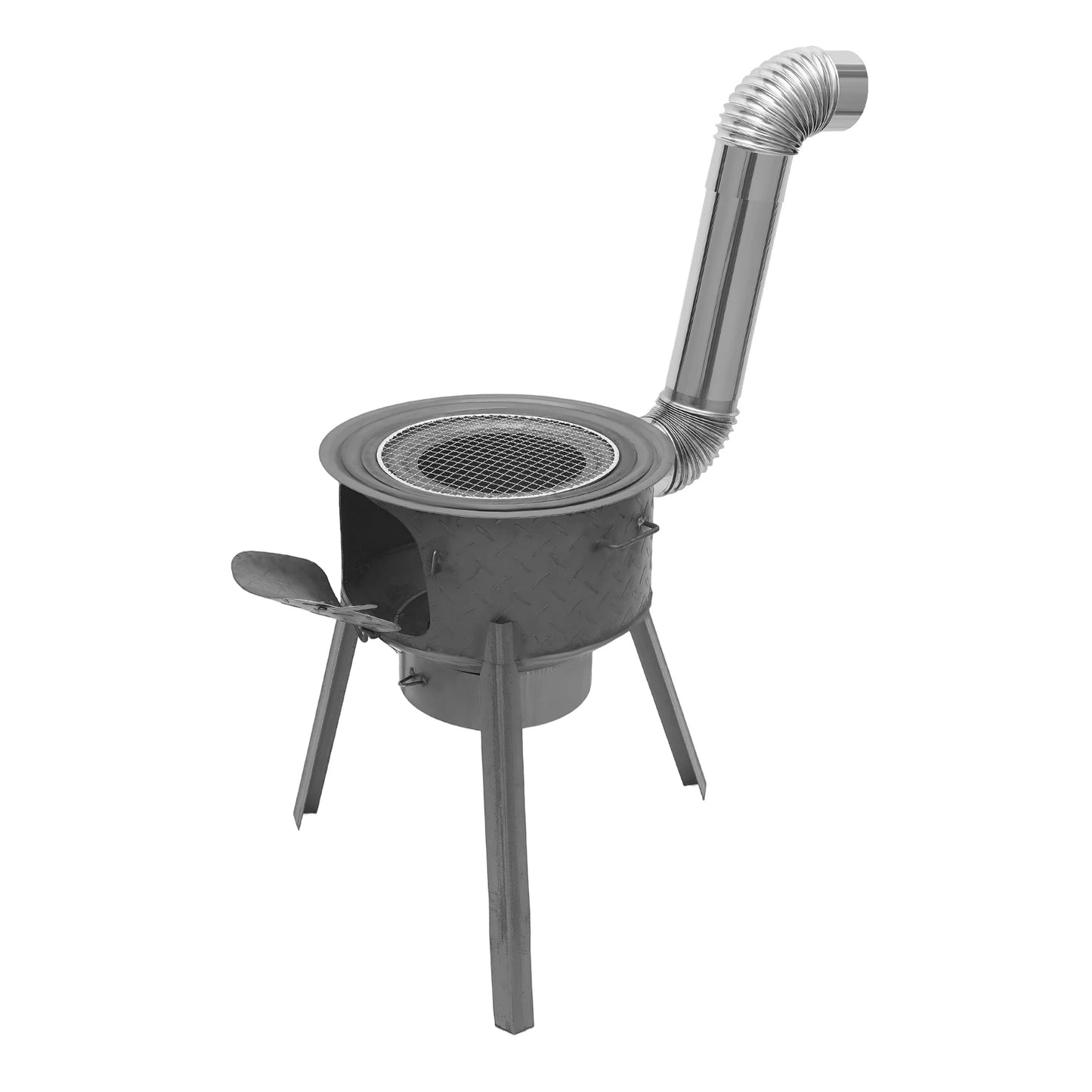 Portable Camping Wood Stove For Indoor And Outdoor Cooking