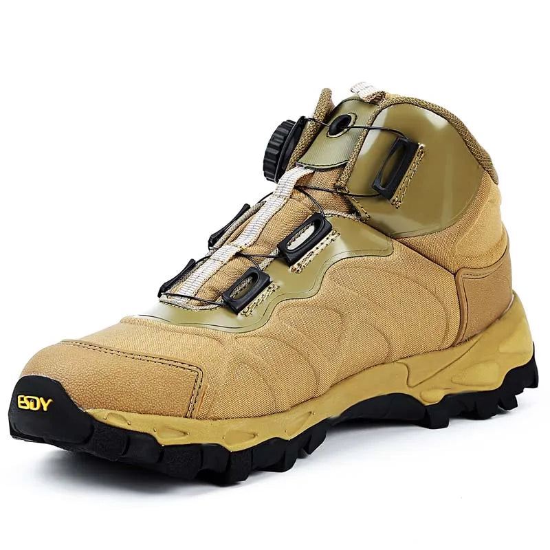 KOLINLOVCN Men Outdoor Hiking Boots Waterproof Winter Footwear