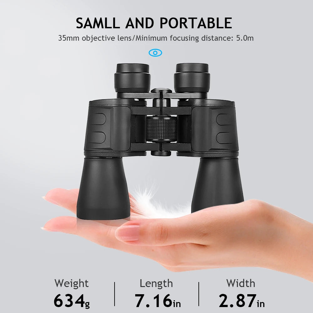 Professional HD Binoculars With BAK4 Prism For Long Range Waterproof