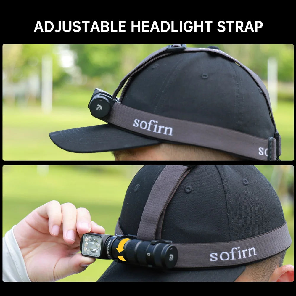 Sofirn HS42 2100lm USB C Rechargeable Headlamp Magnetic For Camping