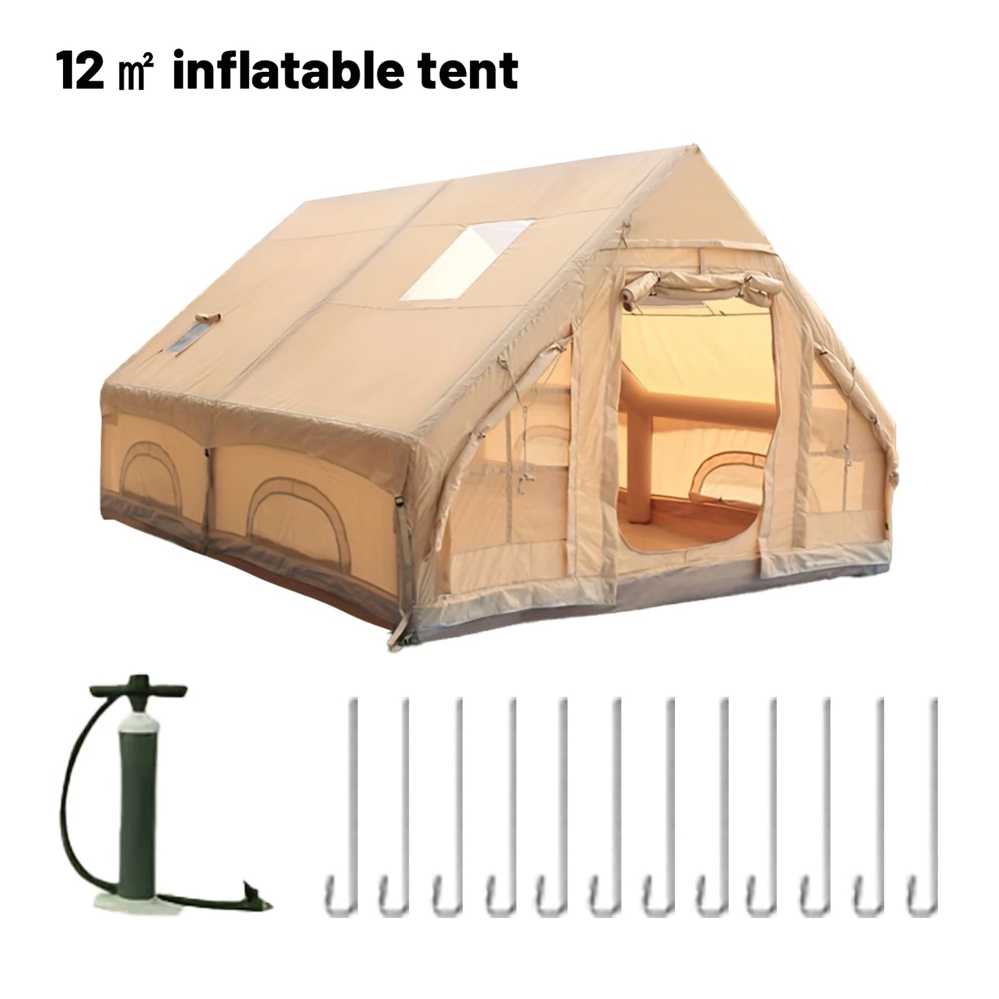 Pakicetus Luxury Inflatable Family Tents For Camping