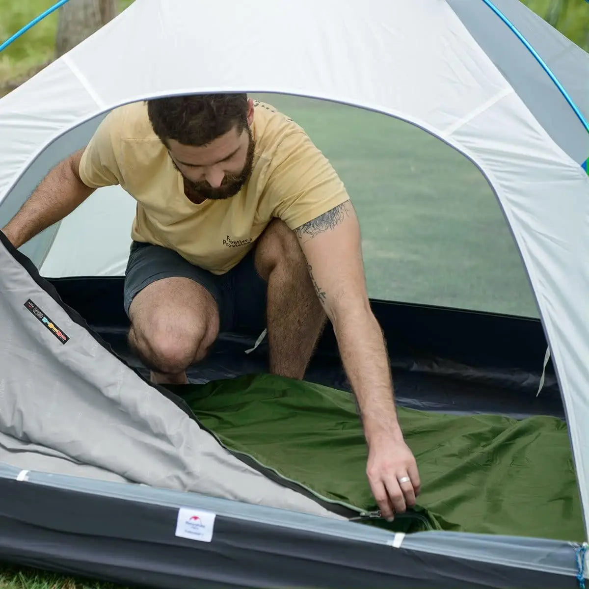 Ultralight Envelope Sleeping Bag 59F To 32F Waterproof Compression Sack