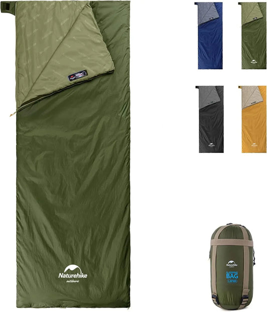 Ultralight Envelope Sleeping Bag 59F To 32F Waterproof Compression Sack