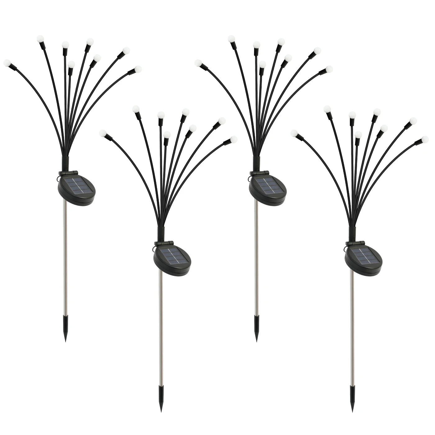 Eight-Head Solar Firefly Lights Outdoor Decorative Garden Pathway