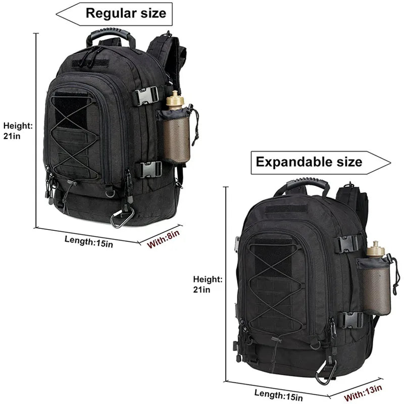 LQARMY Military Tactical Backpack Molle Assault Rucksack
