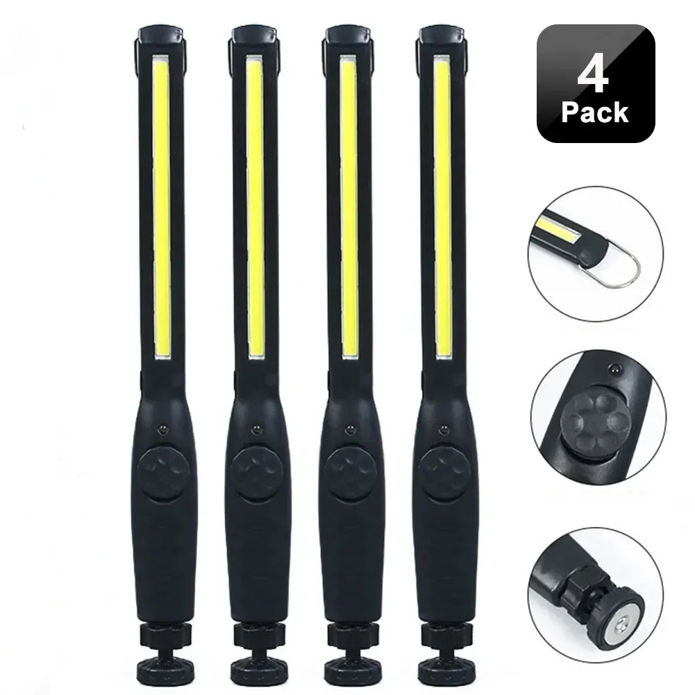 ESMARTER COB LED Magnetic Work Light USB Rechargeable Torch