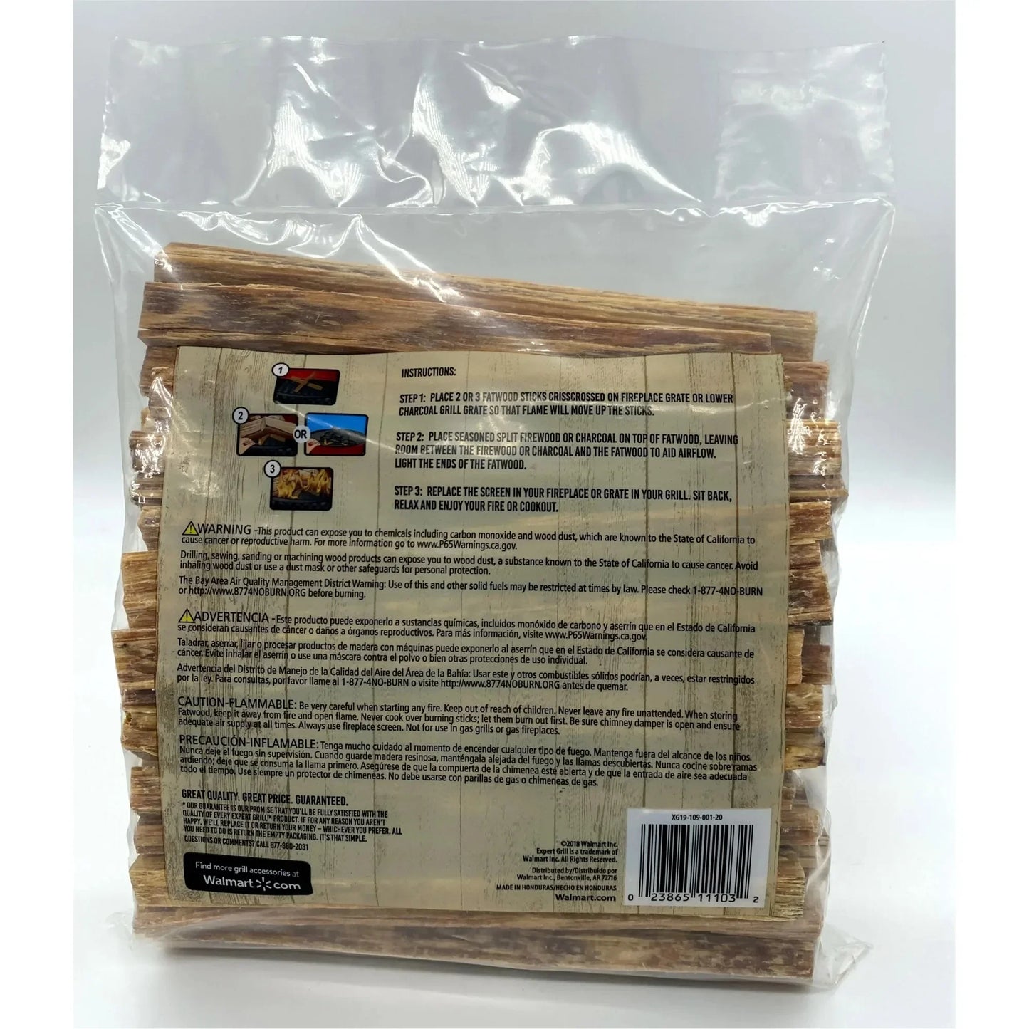 Fatwood Firestarter Pine Wood For Easy Fire Ignition Camping Use