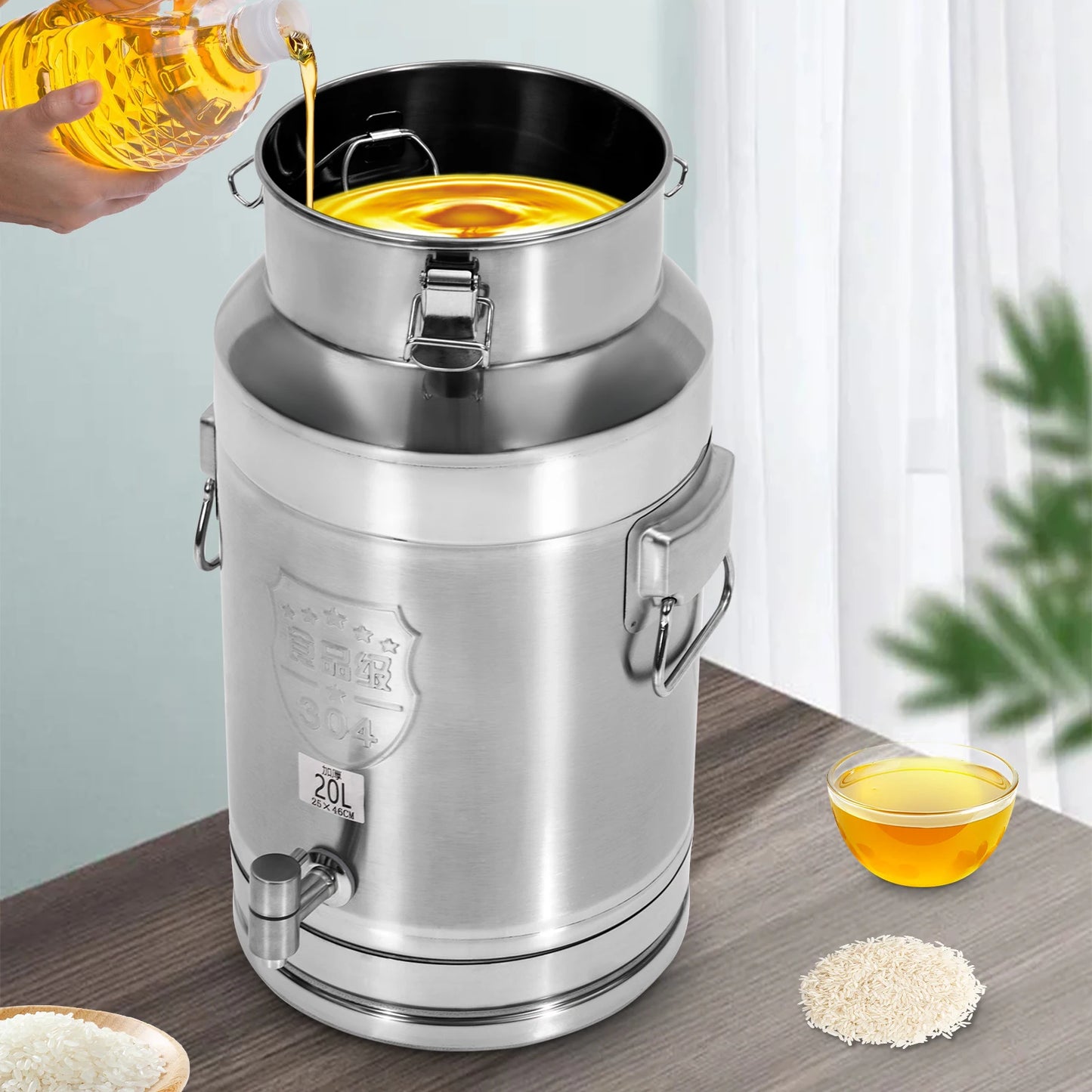 Backpack Drink Dispenser Stainless Steel Leakproof