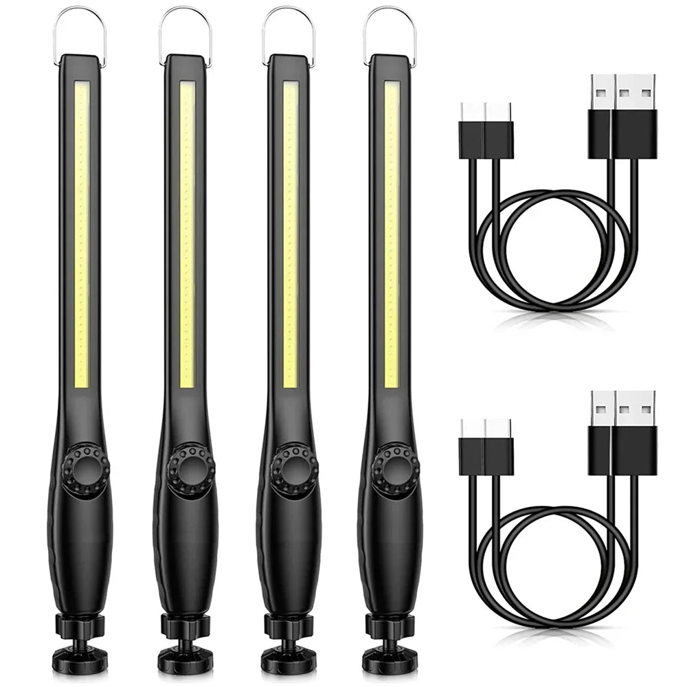 ESMARTER COB LED Magnetic Work Light USB Rechargeable Torch