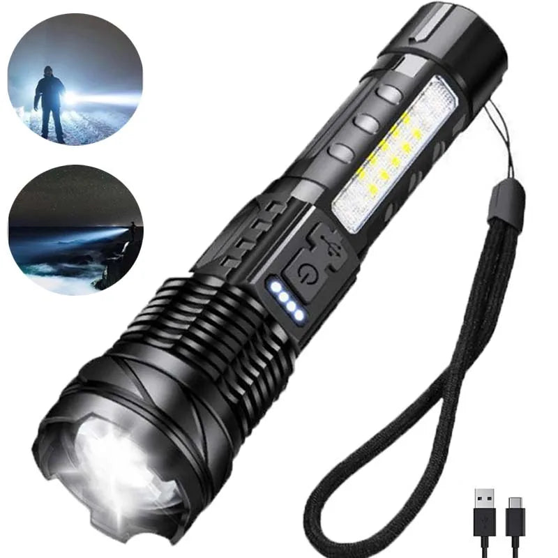 KEWEN Rechargeable USB-C Flashlight With Power Bank