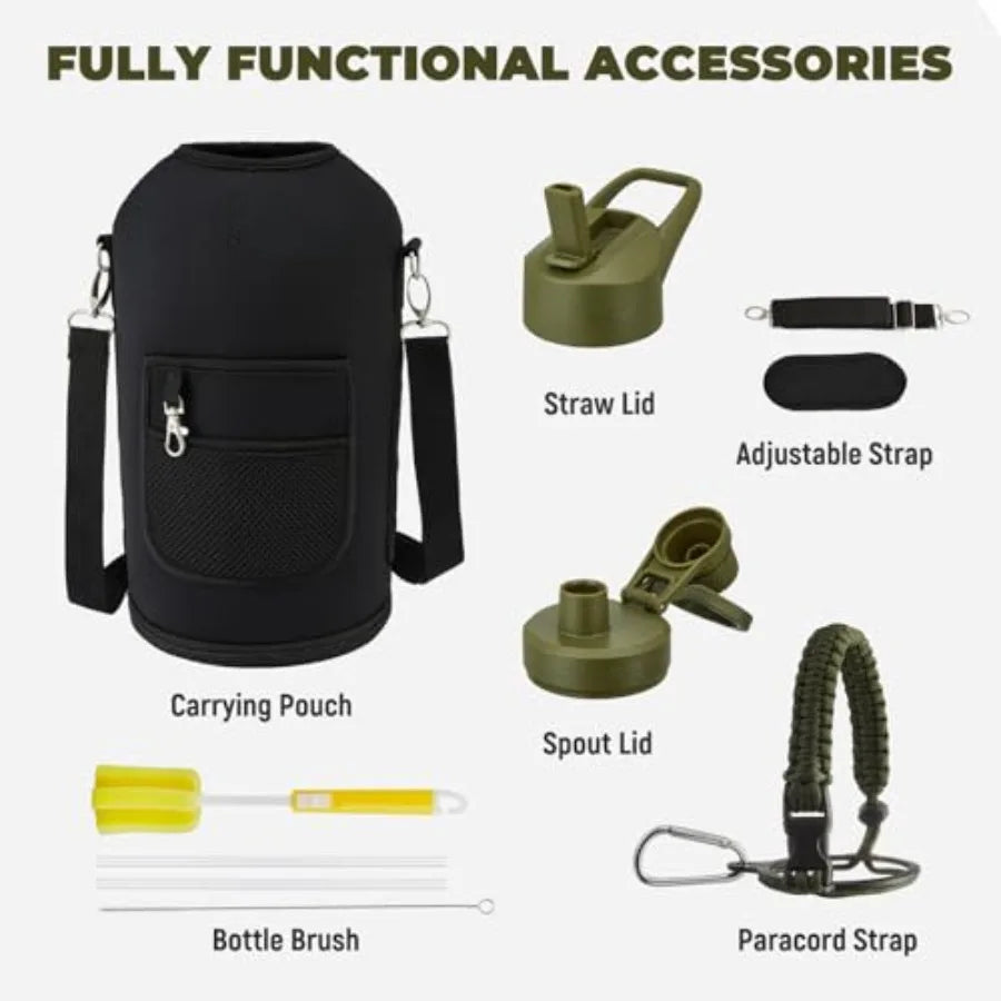Insulated Stainless Steel Water Bottle Vacuum Seal Sports Bottle
