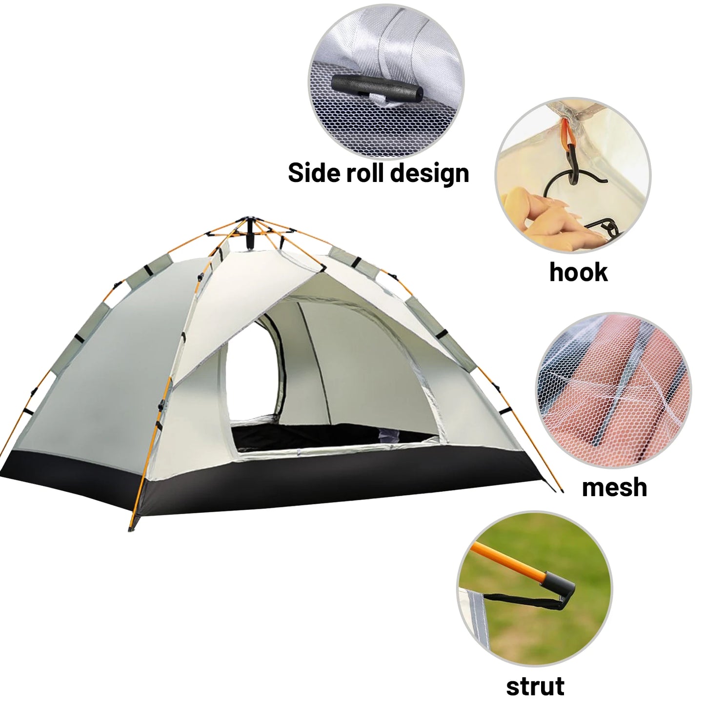 Pakicetus Auto Tent Quick Setup Sunshade All Weather Portable