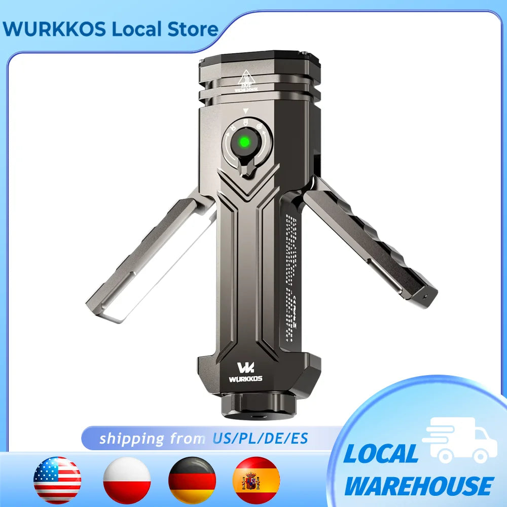 Wurkkos HD02 LED Camping Lantern With Rechargeable Battery