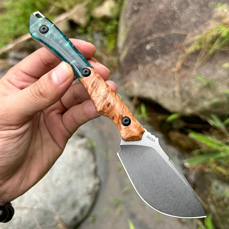 ALVELYDIY Fixed Blade Knife for Outdoor Survival and Camping