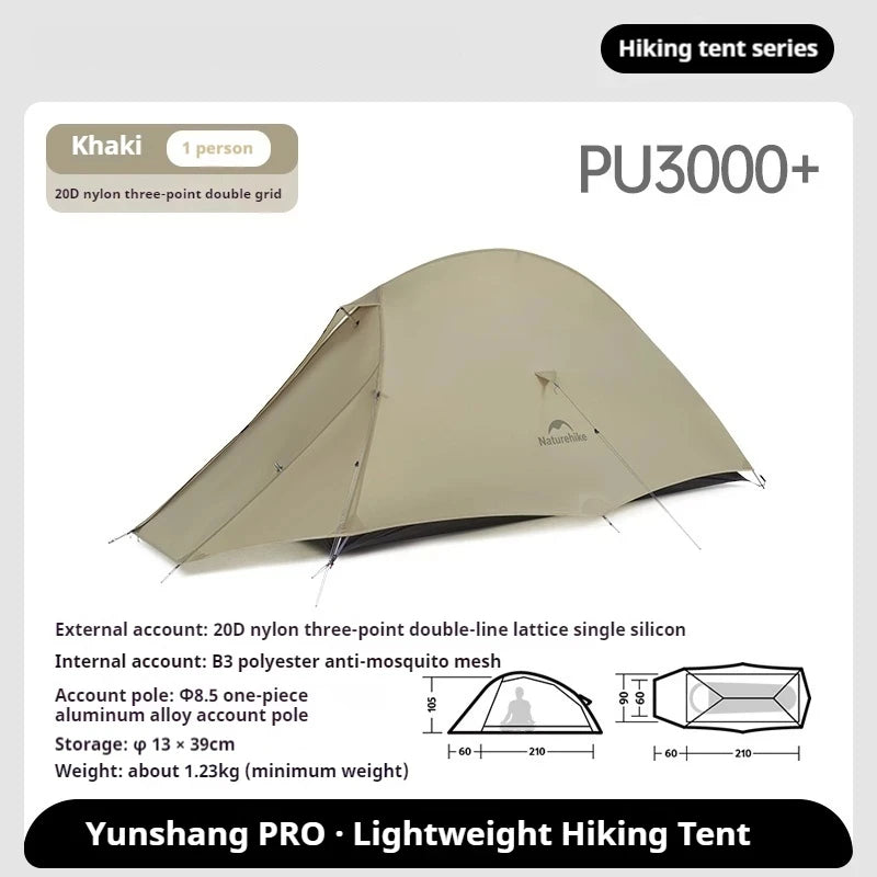 Naturehike Cloud Up Pro Ultralight Trekking Tent With Floor Mat
