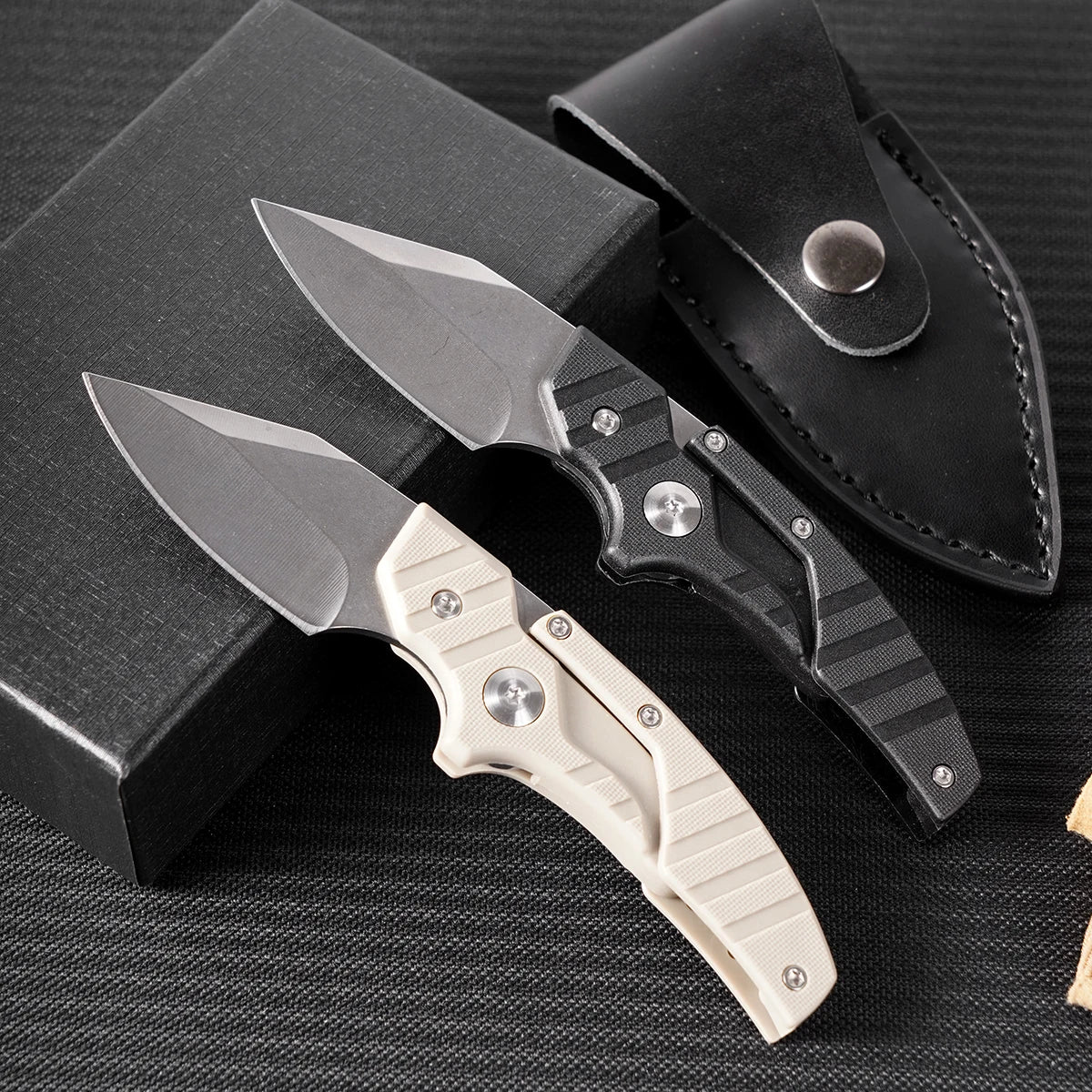 NONEDIY Wild Camping EDC Knife Transformable D2 Steel Blade