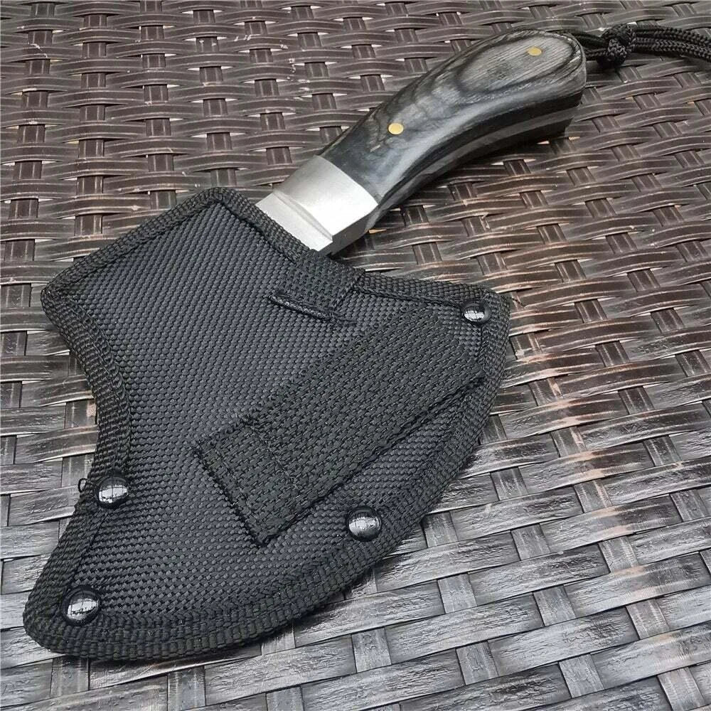 NONEDIY Survival Tomahawk Throwing Axe With Gut Hook