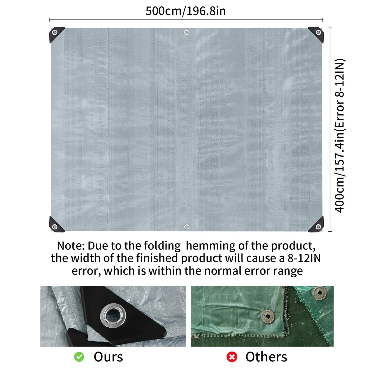 Waterproof Heavy Duty Tarpaulin For Camping And Emergencies