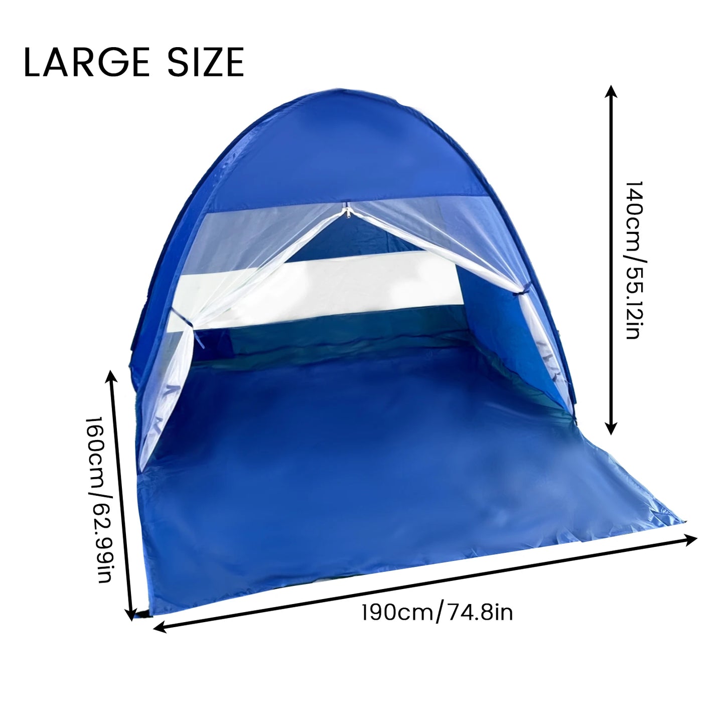 Pakicetus Pop Up Beach Tent With Carry Bag