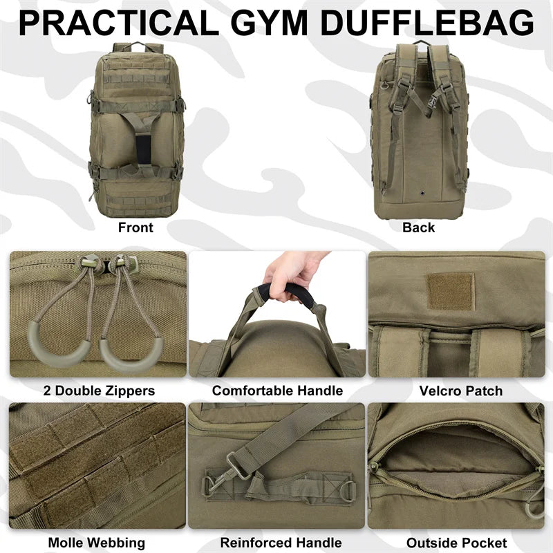 LQARMY Outdoor Molle Backpack For Hiking And Camping