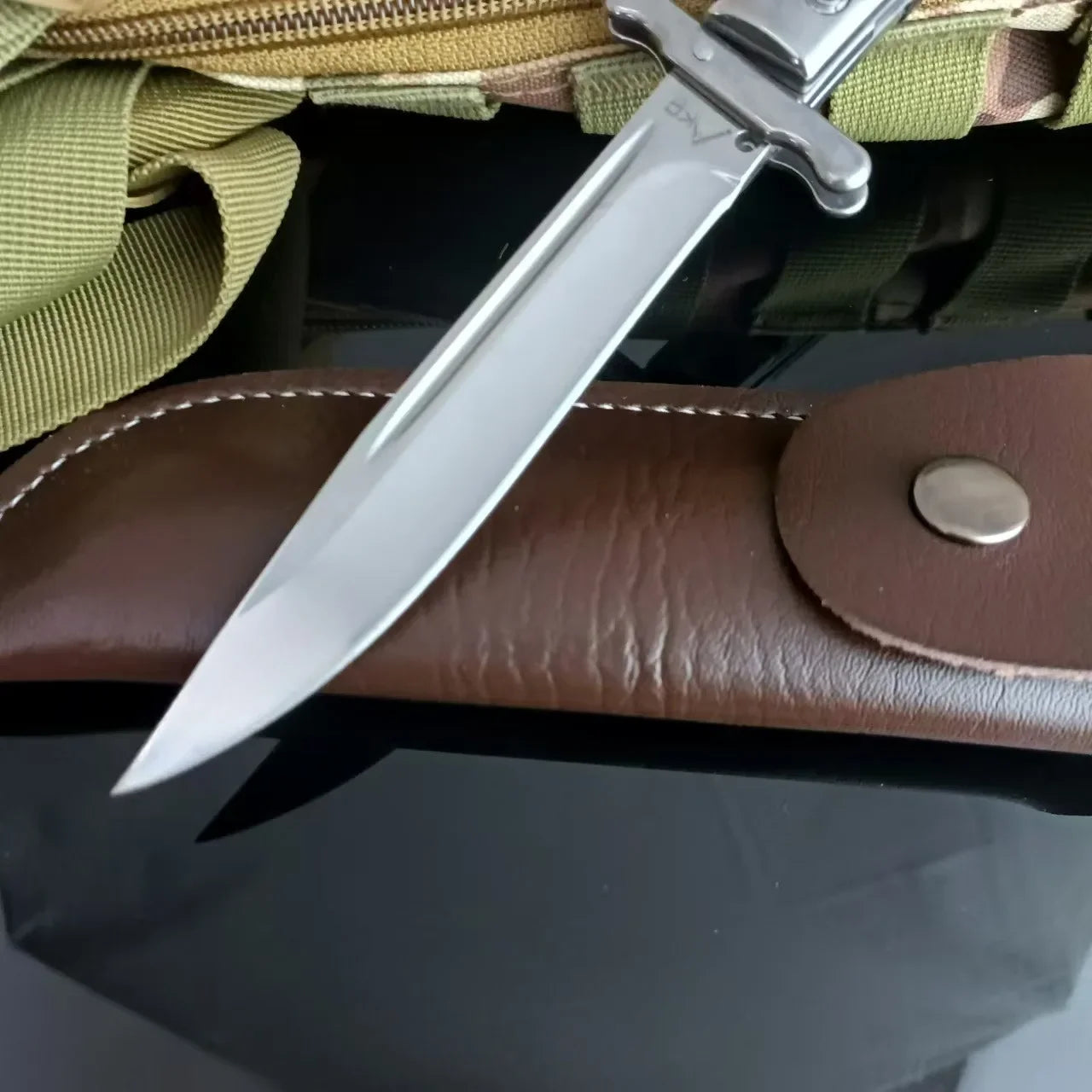 DIY Supplies Folding Outdoor Knife 440C Blade