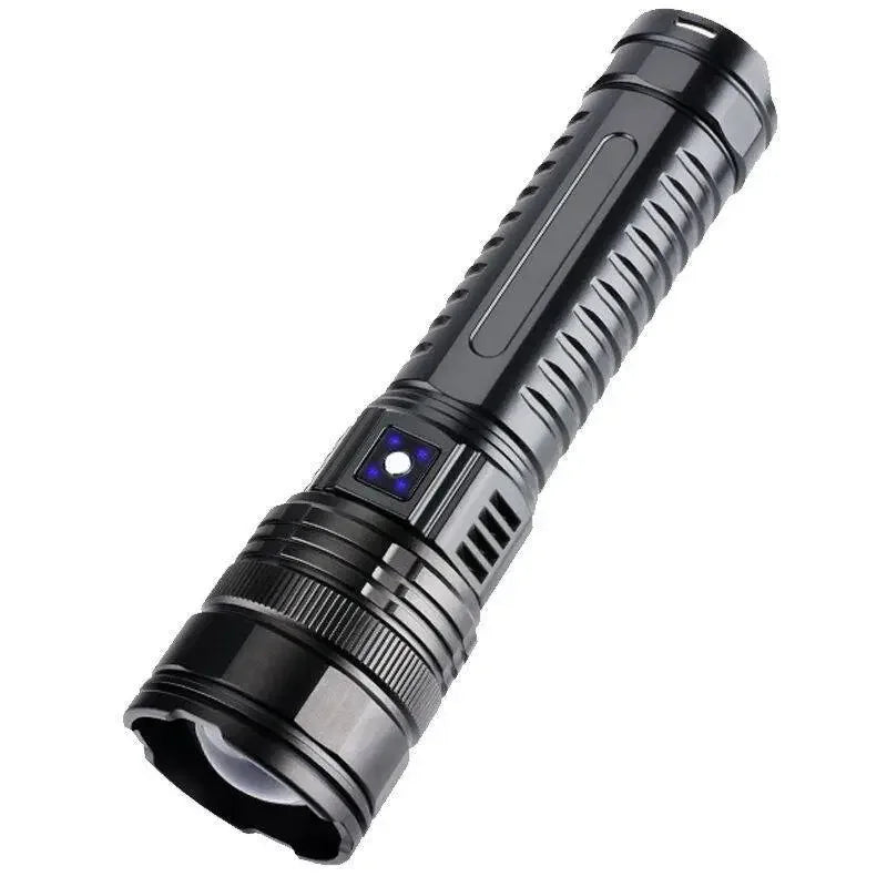 KEWEN 10000W Built In Battery Flashlight Emergency Spotlight 9km