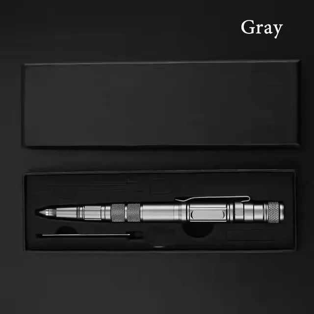 Multi-Function Military Self Defense Tactical Pen With Flashlight Bottle Opener