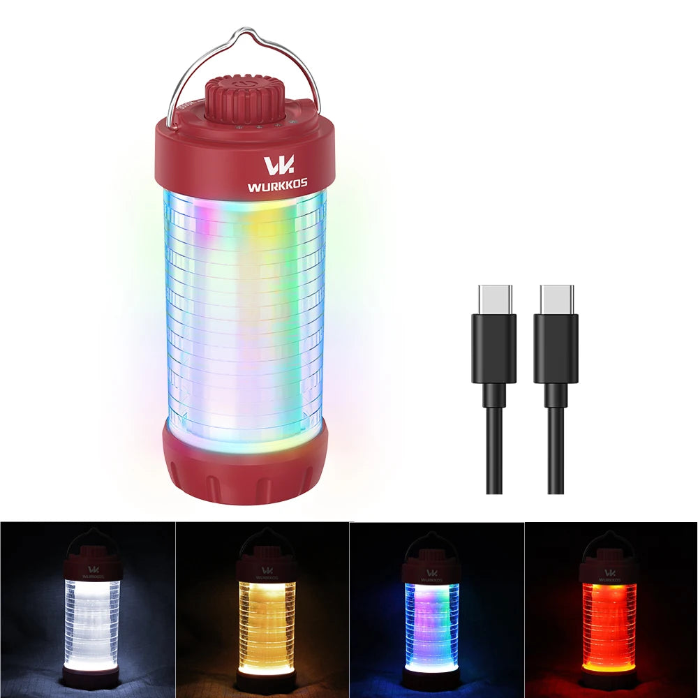 Wurkkos CL01 Camping Lantern 550LM Rechargeable LED Light Power Bank