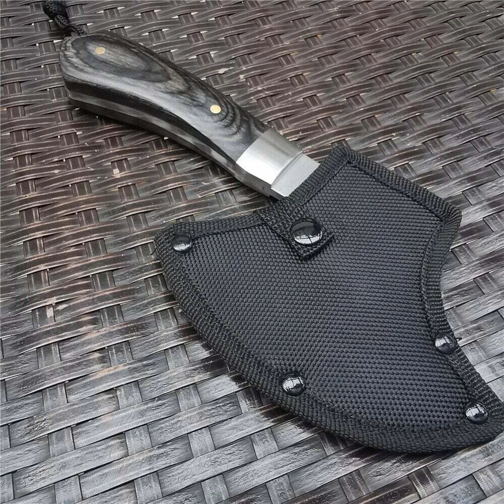 NONEDIY Survival Tomahawk Throwing Axe With Gut Hook