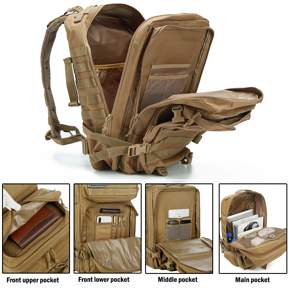 ReFire Gear Tactical Backpack EDC Molle For Trekking