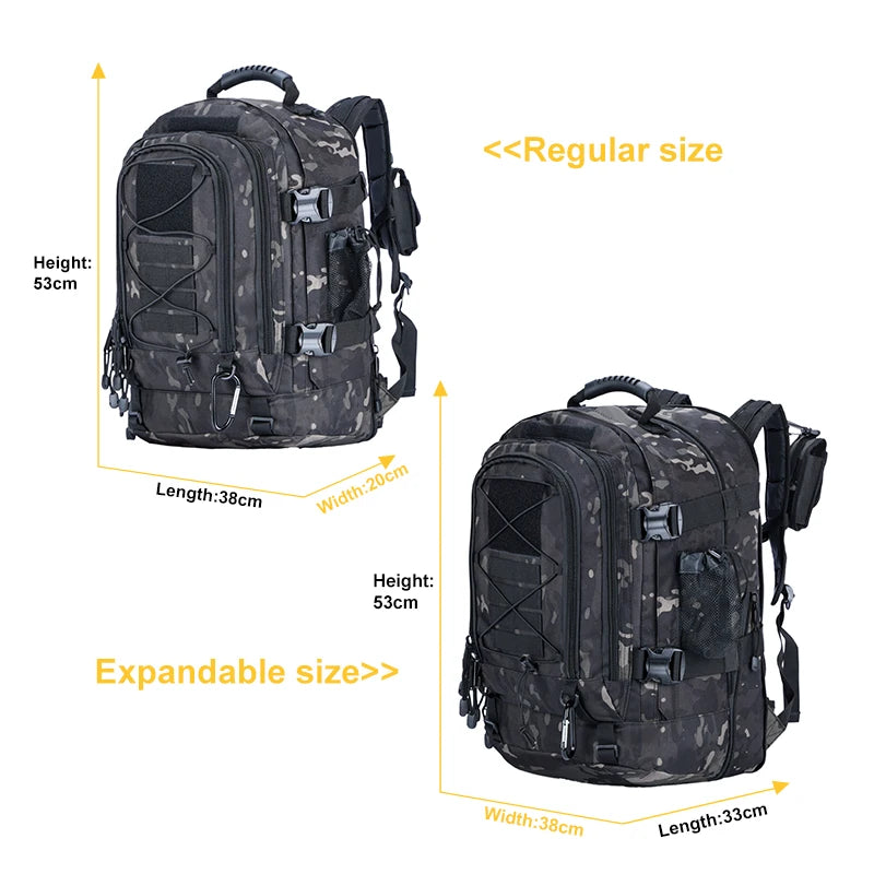 Tactical Backpack Military Daypack Molle Bug Out Bag for Travel