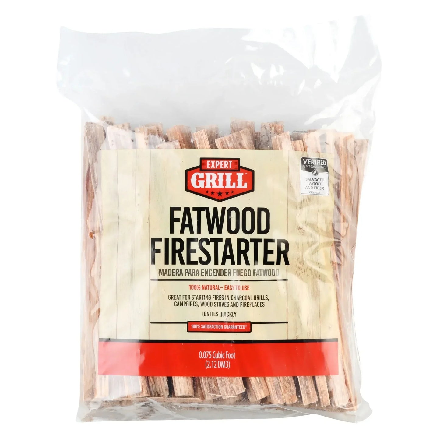 Fatwood Firestarter Pine Wood For Easy Fire Ignition Camping Use