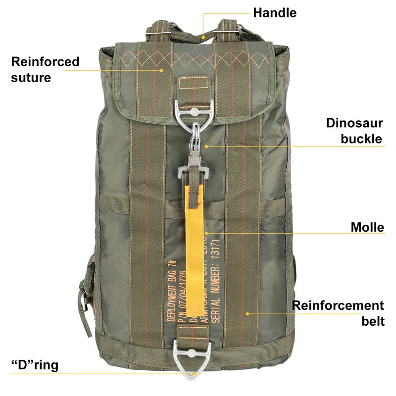 LQARMY Durable All-Purpose Backpack for Outdoor Hiking and Travel