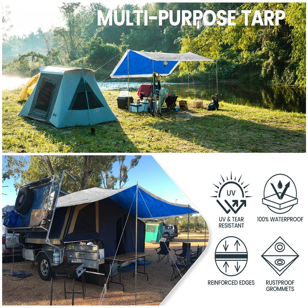 Waterproof Heavy Duty Tarpaulin For Camping And Emergencies