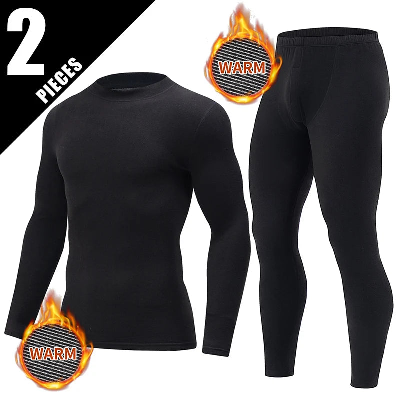 Men's Thermal Underwear Long Johns 2 Pack Winter Comfort Essentials