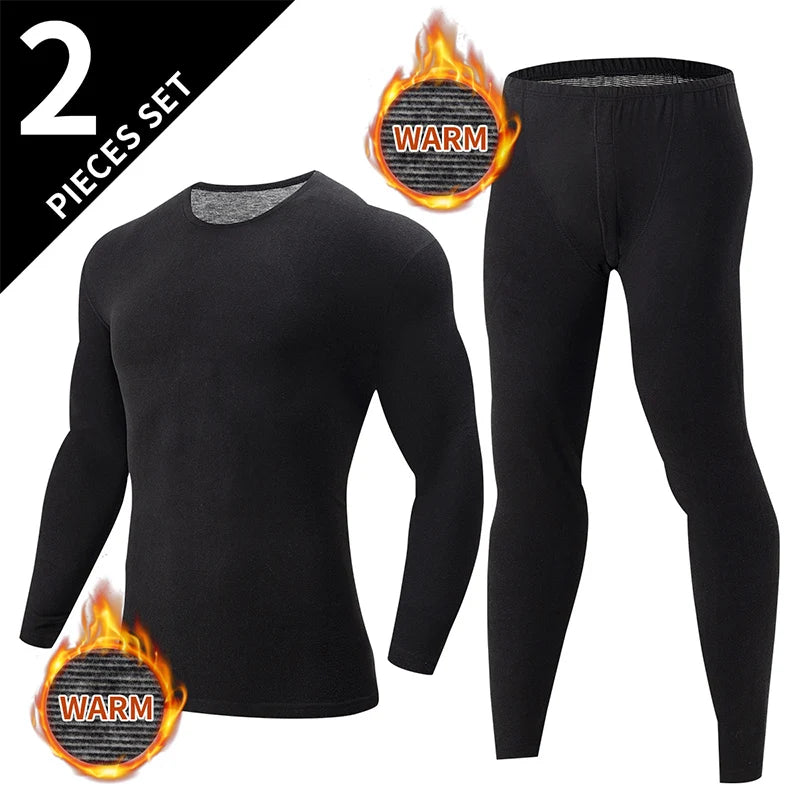 Men's Thermal Underwear Long Johns 2 Pack Winter Comfort Essentials