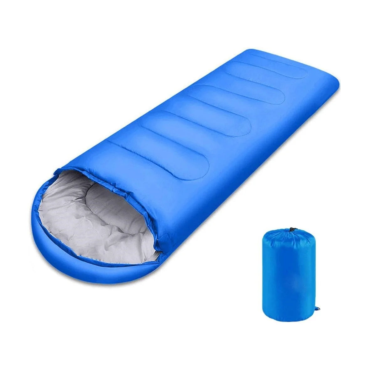 Camping Sleeping Bag Envelope Style For Outdoor Hiking And Travel