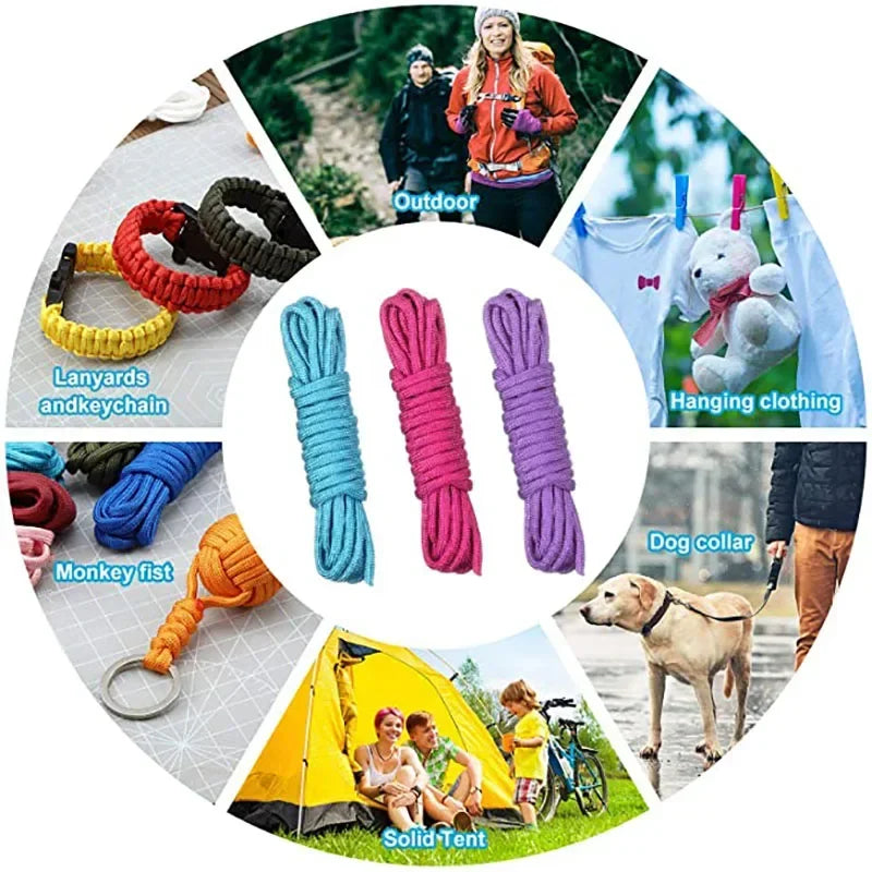 None 7-Strand Paracord 550 Survival Cord For Outdoors